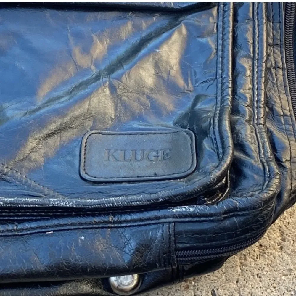 VTG, KLUGE Leader Midnight Black Men's Briefcase